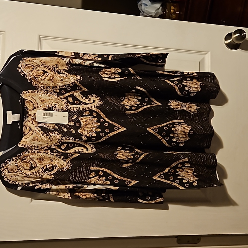 Chico’s size 3 (xl) black women's top
